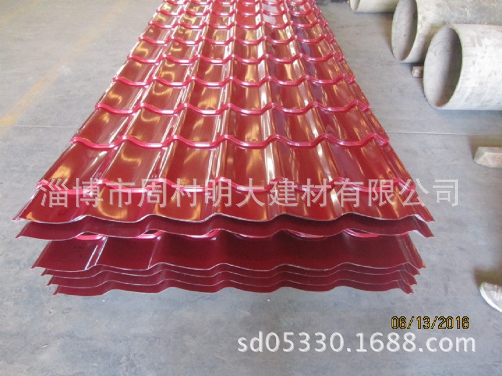 750彩钢压瓦型图片_北京彩钢琉璃瓦_铝箔隔热瓦寿命和彩钢