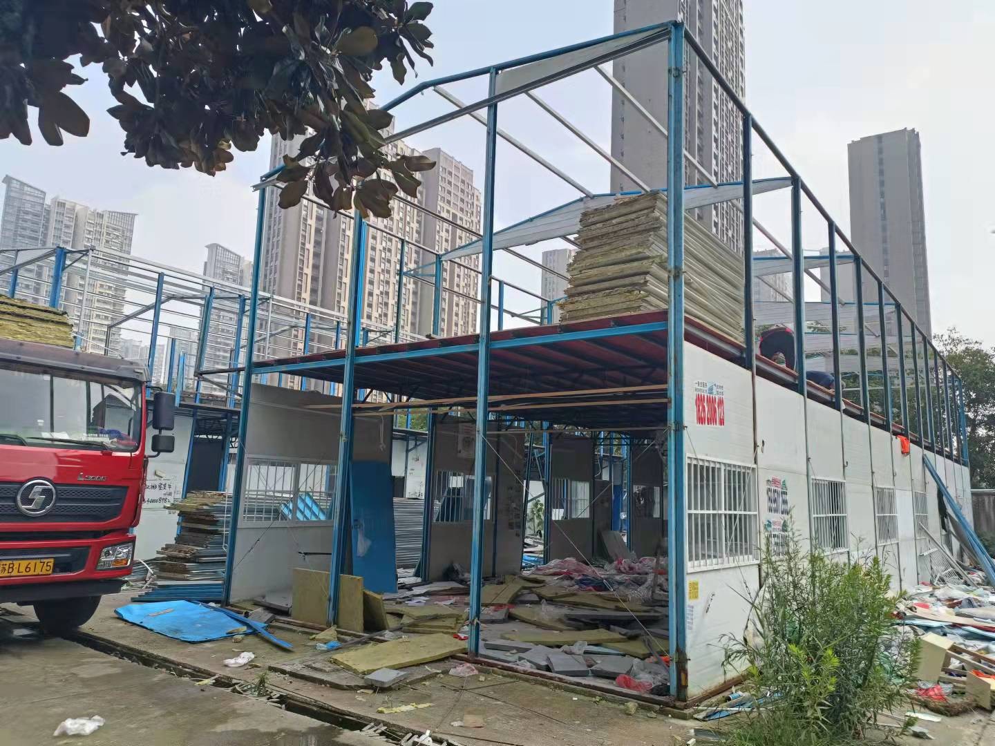 南京市工地集装箱回收公司-安昌钢结构工程