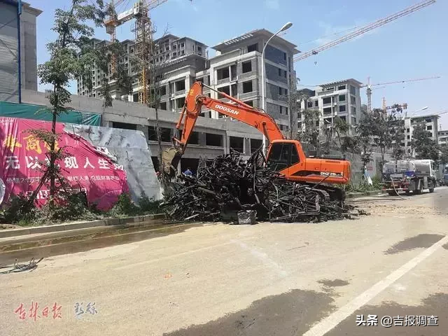 长春市北湖新城吾悦广场项目工地彩钢房起火，无人员伤亡