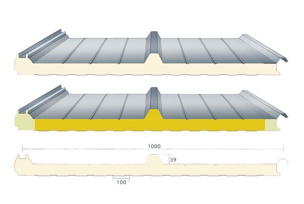 山东宏鑫源双履带式连续型聚氨酯彩钢复合板的优势与应用介绍(图1)