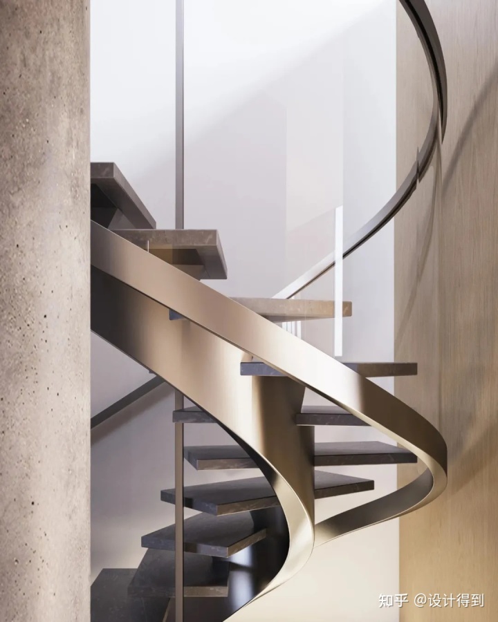 彩钢房设计 近几年提的就是“旋转楼梯”，只能告诉你！(图9)