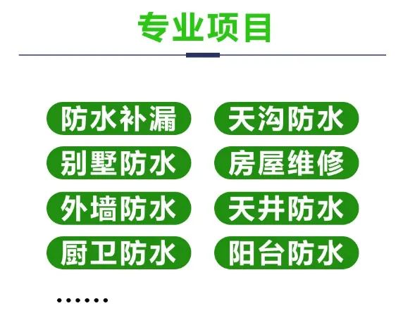 防水堵漏维修施工，屋内外漏水点查找防水补漏等！(图1)