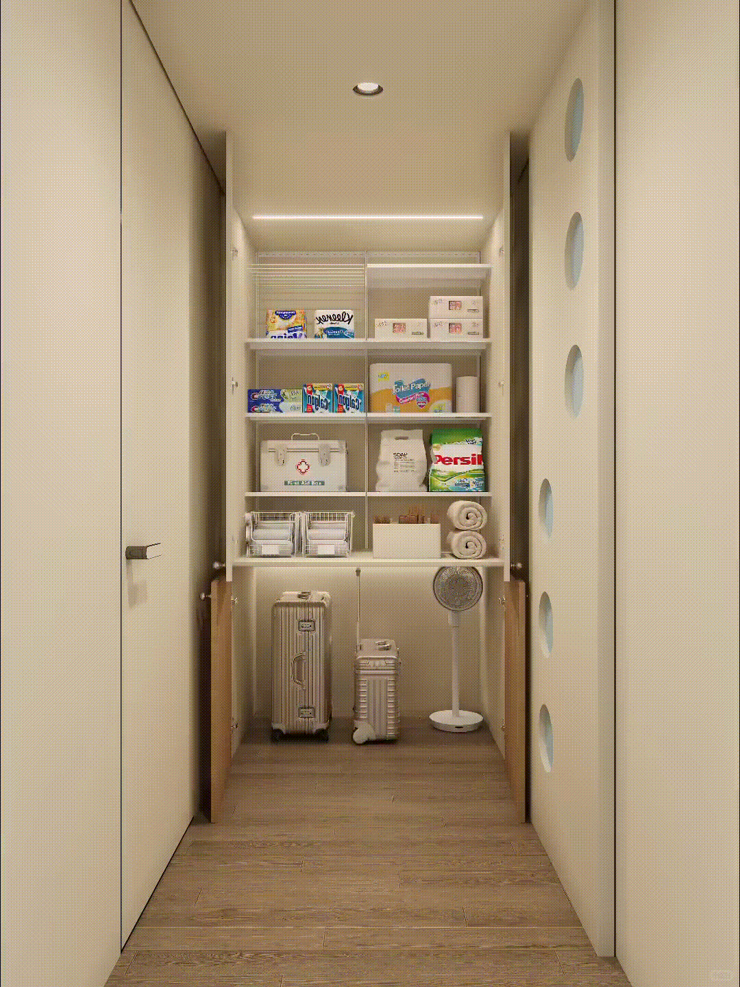 过道背景装修纠结？这4种方案提升颜值又实用(图7)