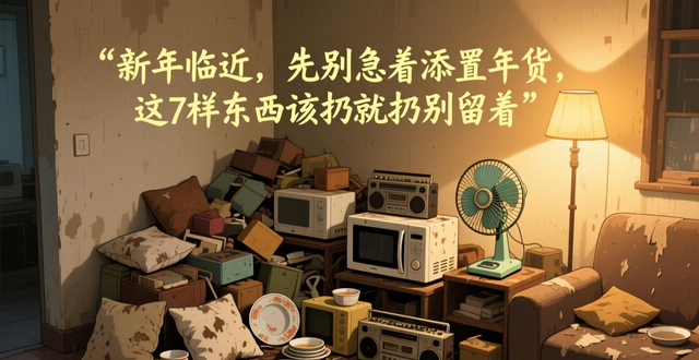 新年临近，先别急着添置年货，这7样东西该扔就扔别留着(图1)