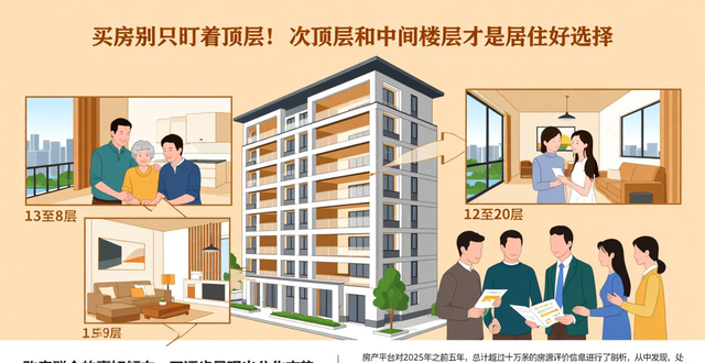 买房别只盯着顶层！次顶层和中间楼层才是居住好选择(图1)