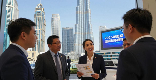 2026年迪拜楼市疯涨，中国买家成主力，李姐兼职当房产中介(图1)