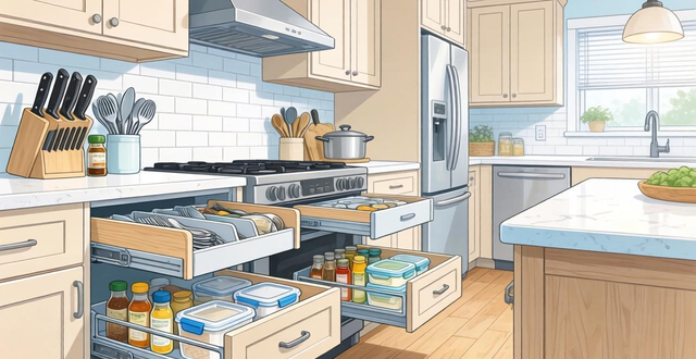 厨房吊柜非必需！传统吊柜尴尬又浪费，这些设计才实用(图1)