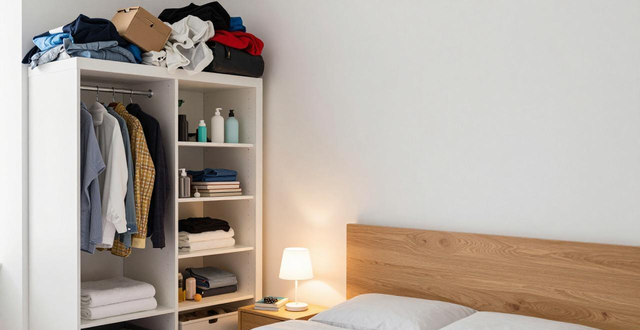 出租屋衣柜顶杂乱？这俩收纳方案帮你榨干每寸空间(图1)