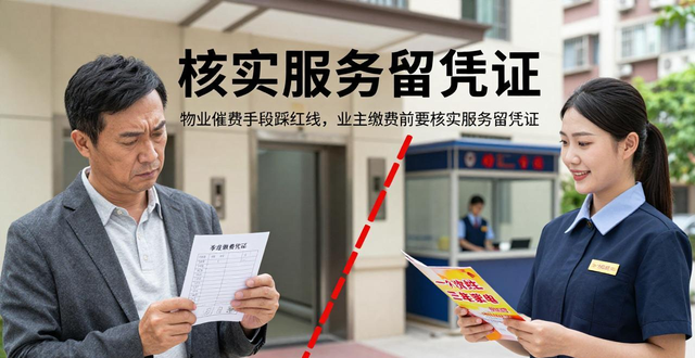 物业催费手段踩红线，业主缴费前要核实服务留凭证(图1)