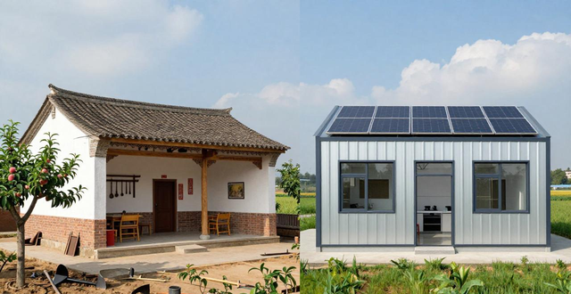 农村盖房选砖瓦房还是彩钢房？各有啥优缺点和适配场景？(图1)