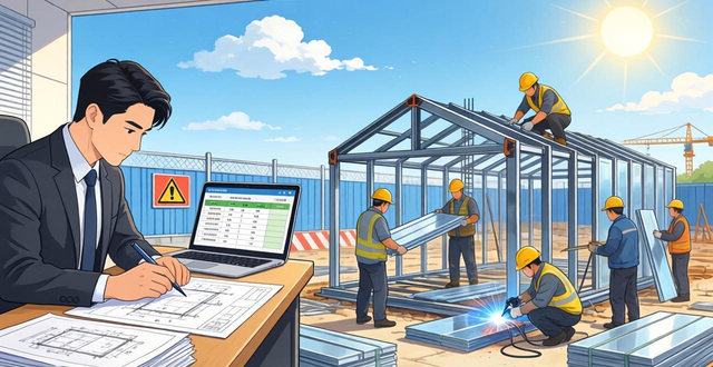 天津彩钢房施工时间受啥影响?避开这些坑,工期不踩雷(图1)