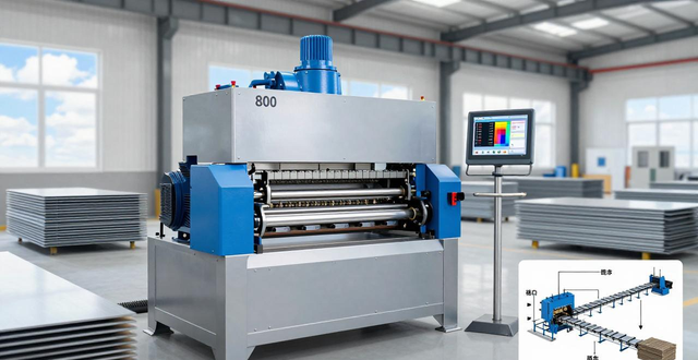 800型压瓦机特点、原理及应用领域全解析，含彩钢瓦生产(图1)