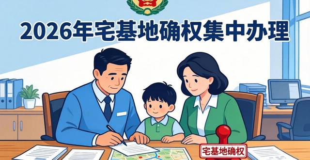 2026年宅基地确权集中办理，何时办最省心你知道吗？(图1)