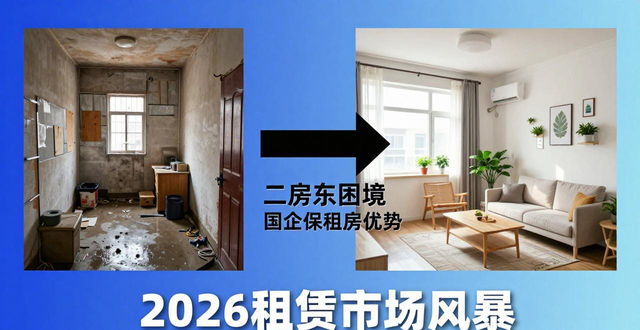 2026年租赁市场风暴：月租2500城中村单间与1500国企保租房怎么选？(图1)