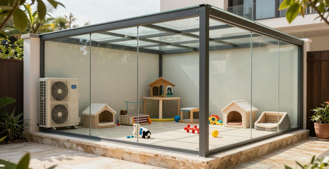 空调外机平台别空着！改成宠物间、晾晒区超实用(图1)