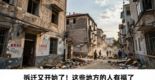 拆迁又开始了！这些地方的人有福了(图1)