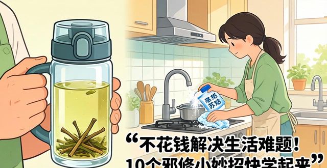 不花钱解决生活难题！10个邪修小妙招快学起来(图1)
