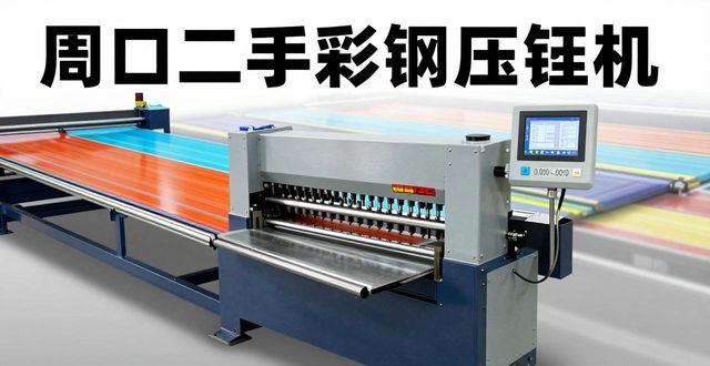 周口二手彩钢压瓦机 防潮耐用易操作(图1)