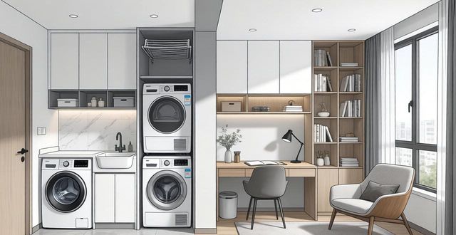 100㎡户型巧布置!玄关、书房等小空间好看又实用(图1)