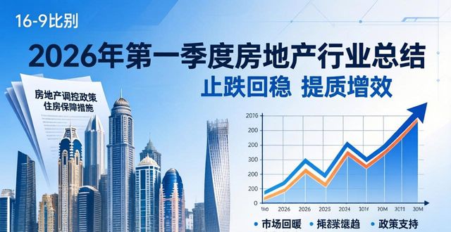 2026年一季度房地产总结：从止跌回稳到提质增效(图1)