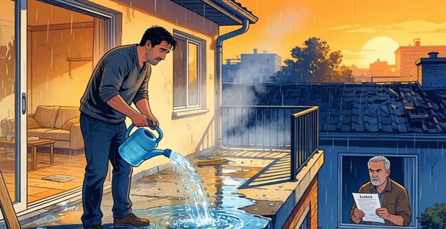 顶楼带露台的坑：漏水又扯皮，住两年就想搬(图1)