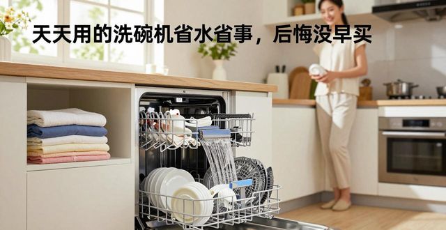 天天用的洗碗机省水省事，后悔没早买(图1)