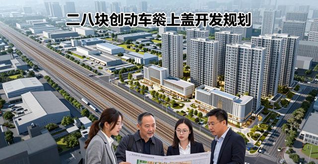 成都二八板块3000亩动车段上盖开发 购房者关注新规划(图1)