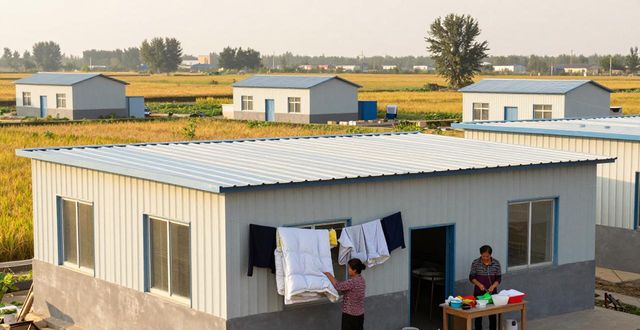 河南彩钢房价格多少？开封村民自建板房住了三四年(图1)