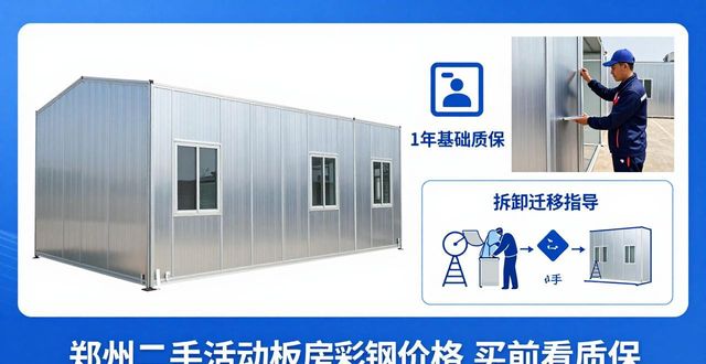 郑州二手活动板房彩钢价格 买前看质保(图1)