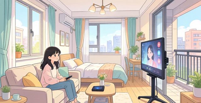 55㎡北漂女孩的家 客厅双窗卧室放阳台(图1)