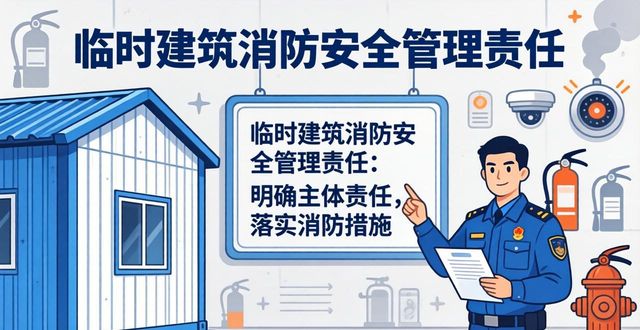 建彩钢房要办什么手续？临时建筑消防要求先弄清(图1)