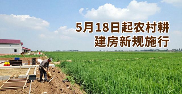 5月18日起农村耕地建房新规施行，这些风险你要知道(图1)