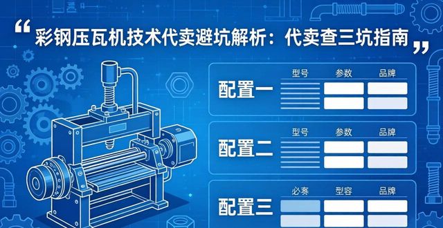 彩钢压瓦机技术全解析：选型、原理、运维及故障排查攻略(图1)
