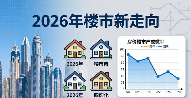 2026年楼市新走向：房价微跌或持平，明后年有四大变化(图1)