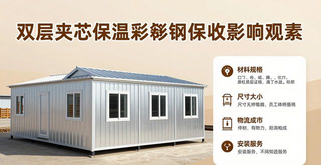适配北方气候的双层夹芯保温彩钢活动房,你知道哪家好吗?(图1)