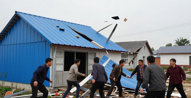 彩钢瓦蓝棚顶在农村建房中的作用及为何成违建整治对象(图1)