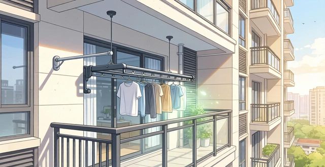 高层住户晒衣难题咋解决?浙江这户人家有妙招(图1)