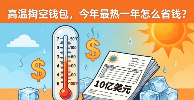 高温掏空钱包，今年最热一年怎么省钱？(图1)