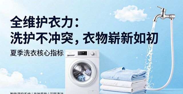 夏季洗衣难题多?618选洗衣机盯紧3个核心指标不踩坑(图1)