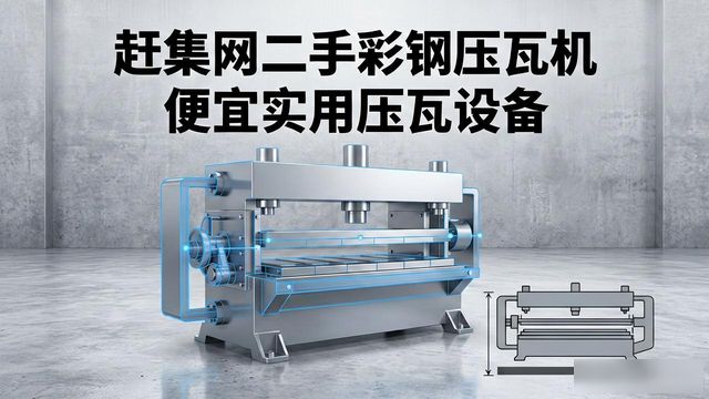 赶集网二手彩钢压瓦机 便宜实用压瓦设备(图1)