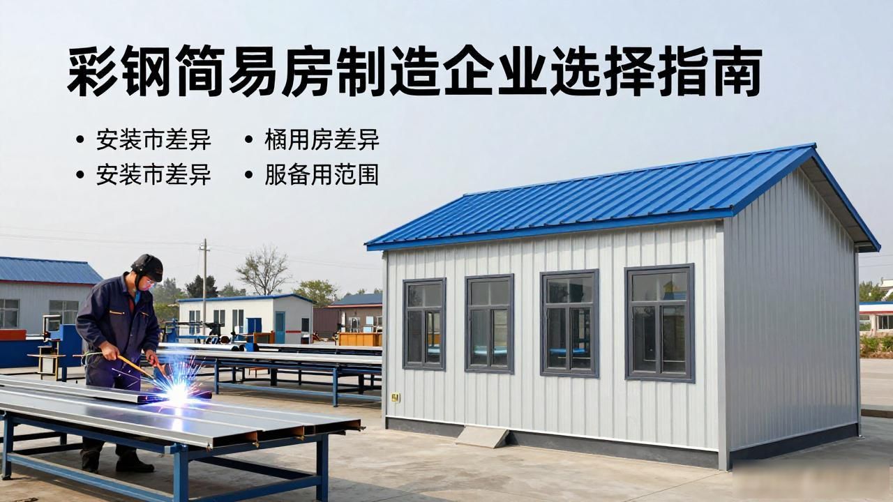彩钢简易房制造企业咋选?一文帮你理清思路!含农村门面造型图(图1)