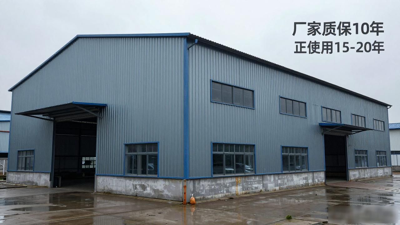 二手彩钢厂房1500-2000平，重庆潮湿环境能用多久？(图1)