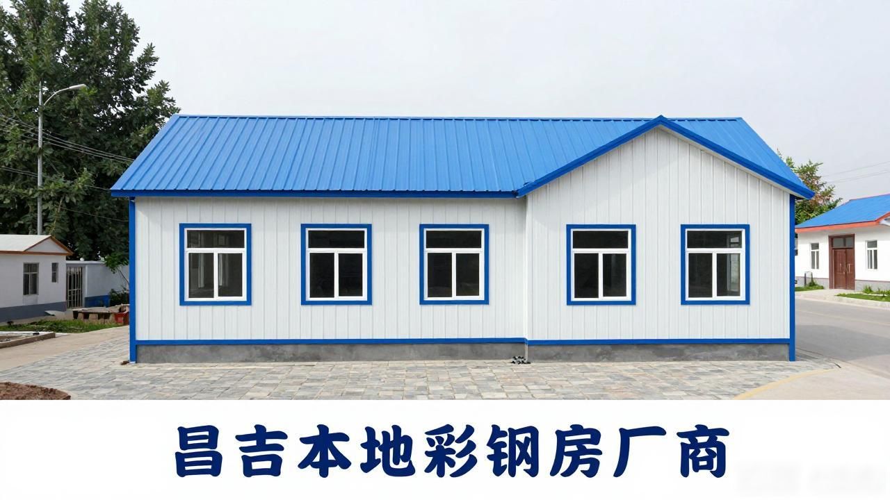 农村门面彩钢房造型图 昌吉本地实惠又耐用(图1)