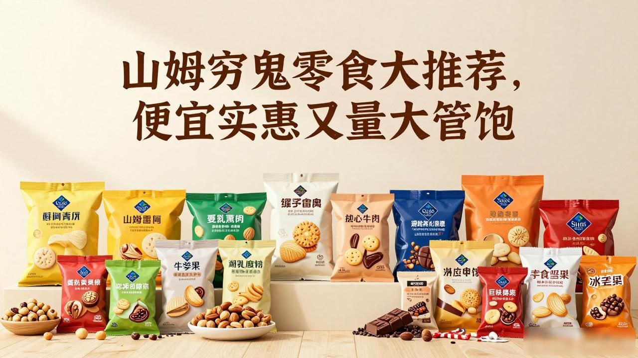 山姆穷鬼零食大推荐,便宜实惠又量大管饱(图1)