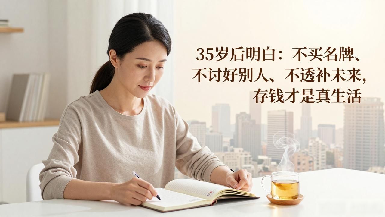 35岁后明白:不买名牌、不讨好别人、不透支未来,存钱才是真生活(图1)