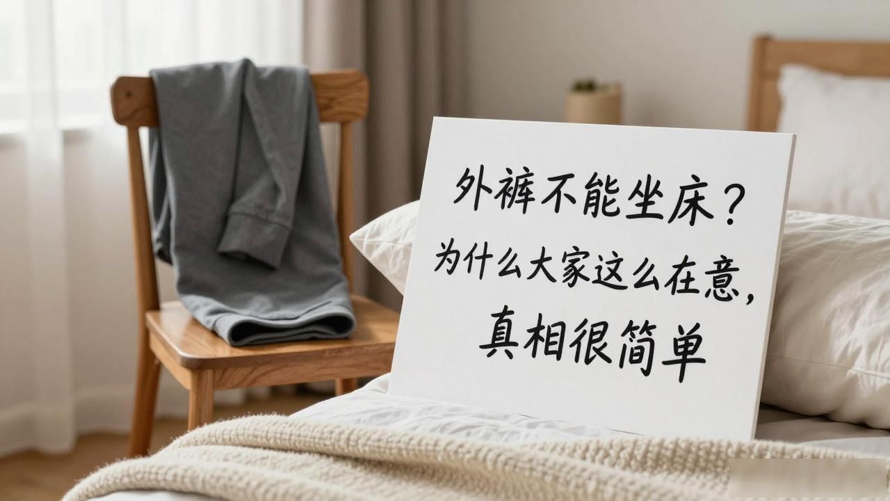 外裤不能坐床？为什么大家这么在意，真相很简单(图1)