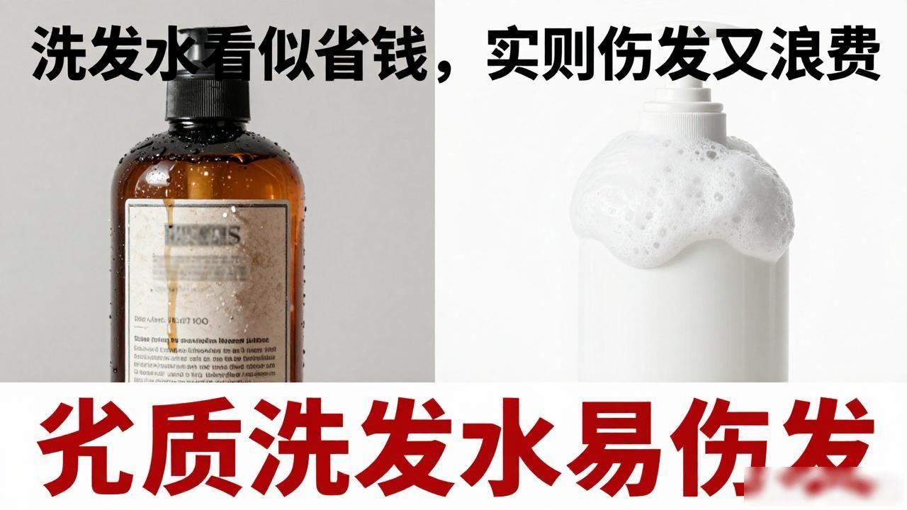 洗发水灌水用看似省钱,实际伤发又浪费(图1)