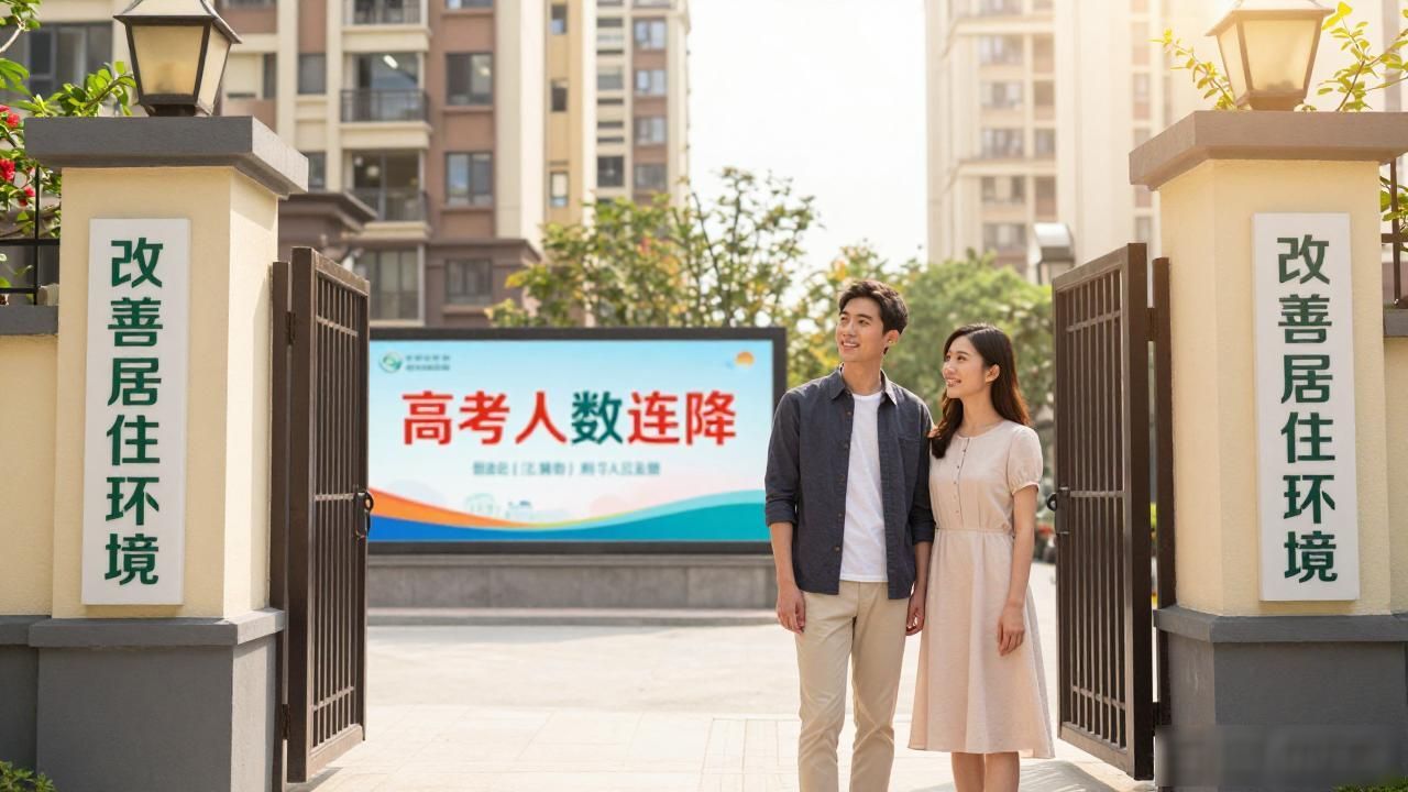 高考人数连降,学区房还能撑多久?(图1)