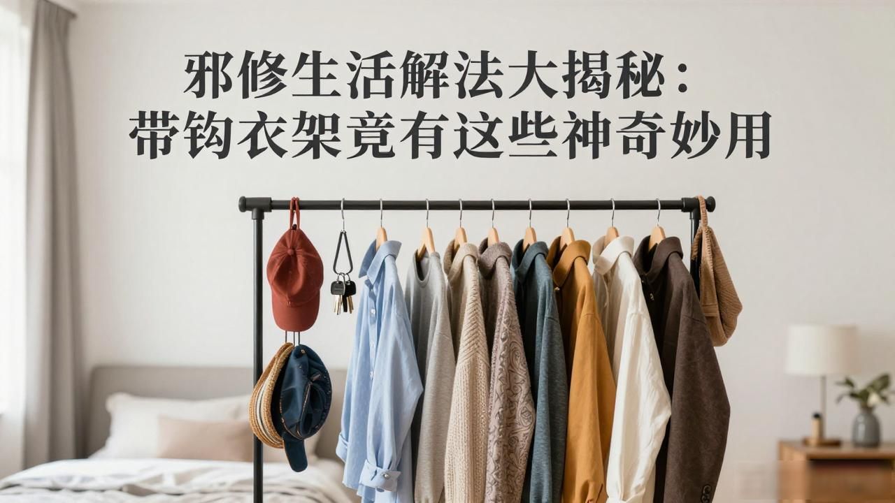 邪修生活解法大揭秘:带钩衣架竟有这些神奇妙用(图1)