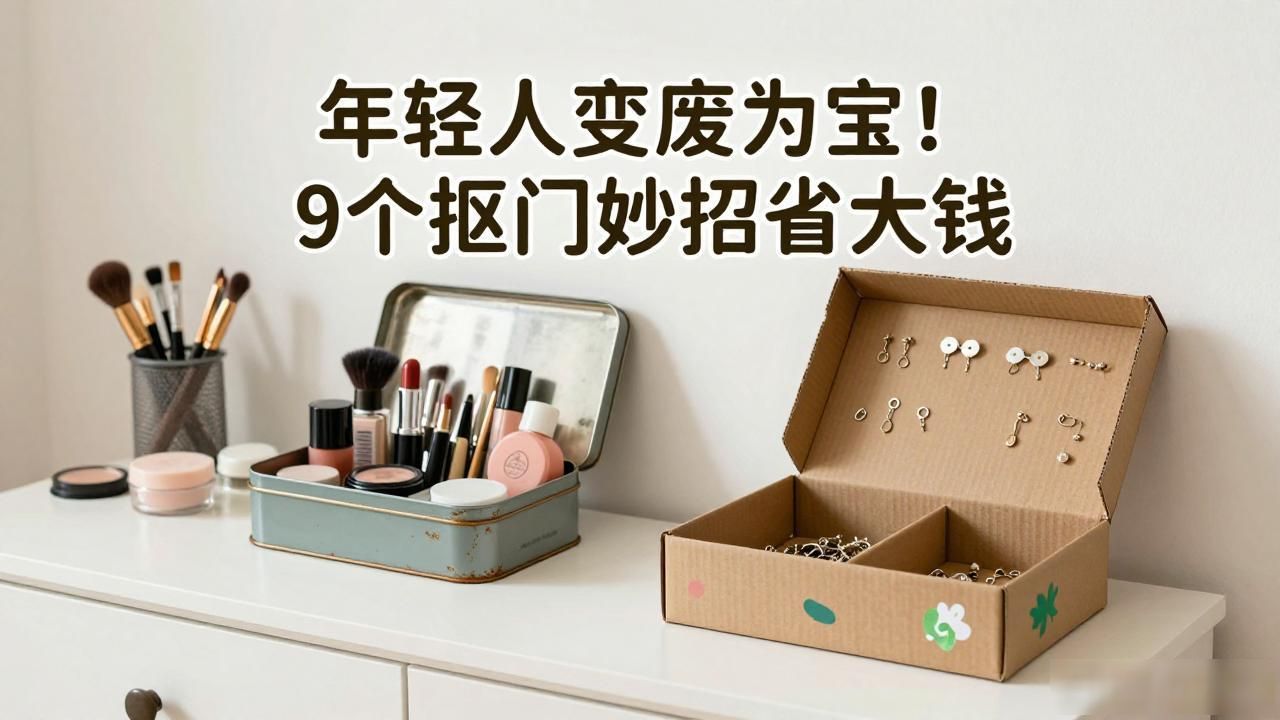年轻人变废为宝！9个抠门妙招省大钱(图1)